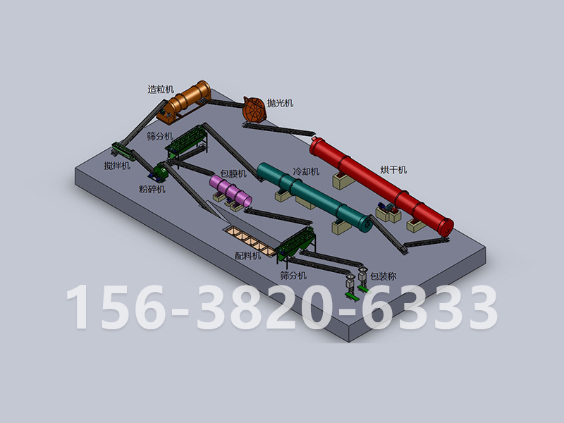 羊粪有机肥生产工艺流程